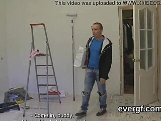 Broke dude lets slutty friend ride his ex-girlfriend for cash