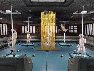 Fallout 4 Multi Pole Dance Animation, Oh My Goodness!