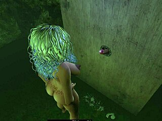 a guy discovers a glory hole in the cartoon world