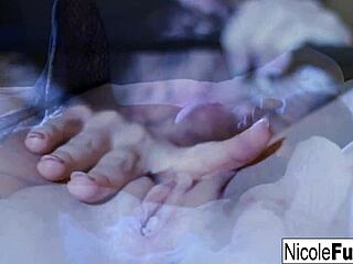 Hot Nicole Rubs Herself To Completion After A Sex Tease