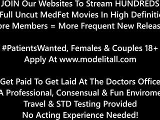 freshman phoenix rose feels intense hitachi magic wand orgasms from doctor tampa during her physical