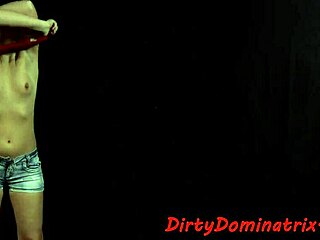 Eurobabe Gets Ass Toyed with Strapon by Lezdom in POV Bondage