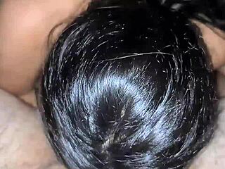 Hey, you like a tight Latina ass? How about watching her ride cock at night?