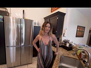 christmas vacation turns playful with my sexy stepmom helena price