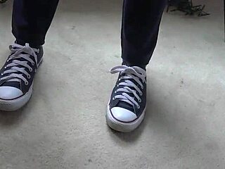 Submissive Model Forced to Flash Her Tight Ass in Close-Up