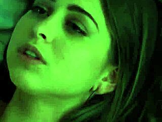 Busty Milf Eating Babe's Pussy In Heels