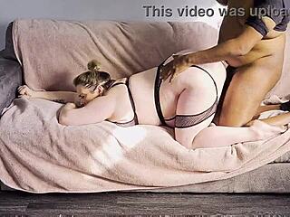 fat ass bbw rosie belle fucks big black cock in cowgirl and doggystyle