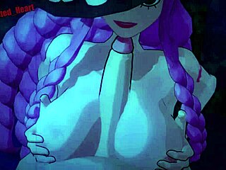 Perona teases with titty fuck in POV