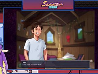 Summertime saga part 12 with big tits cosplay