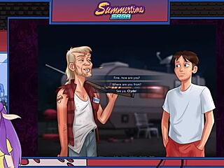 Summertime saga part 12 with big tits cosplay