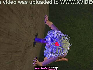 a guy discovers a glory hole in the cartoon world