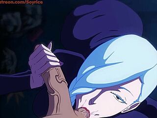 Japanese Mei Mei Delivers Sloppy Public Blowjob to Lucky Guy in Outdoor Hentai Scene.