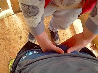 cum in panties after rough rubbing