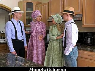 Country Milf Pristine Edge And Penny Barber Swap Their Cowboys Stepsons - Momswitch