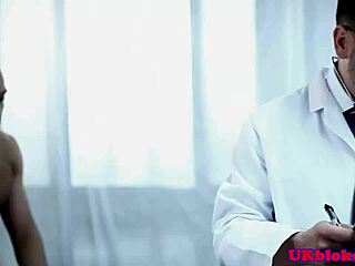 englishman doctor anally fucking ass with cumshot 😈