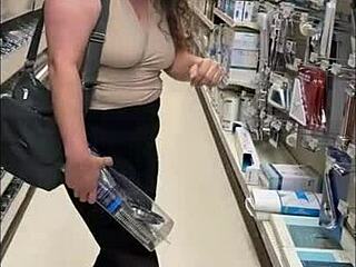 remote control toy orgasms in public