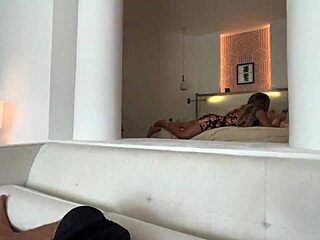 I caught my roommate masturbating and i had to fuck her in the dorm with big tits and cumshot 😈