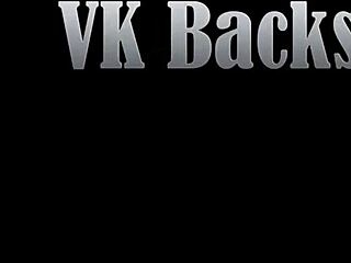 Tea mint gets rough anal orgy in backroom with choking