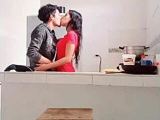 Man Helps Friend's Wife While She Cooks Lunch