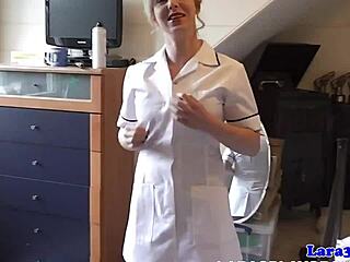 I’m a British Mature Nurse Sharing a Hard Cock in Wild Threesome