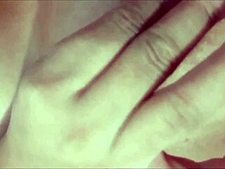 hot young girl masturbating alone with small tits