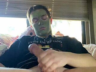 Fit Guy Joshuaaalewisss Strokes Cock While Doing Skin Care Routine In Reality Video