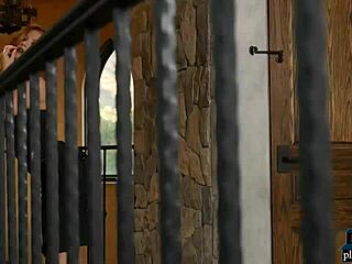 petite blonde teen stretches her flexible body at gym