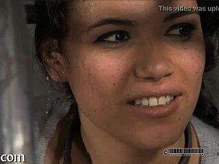 That babe took a zealous whipping right on her backside.