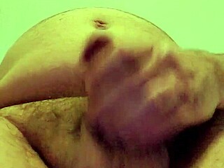 Solo masturbation session in a hotel room