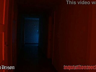 Bold BDSM whore Mina giving intense blowjob in military setting.