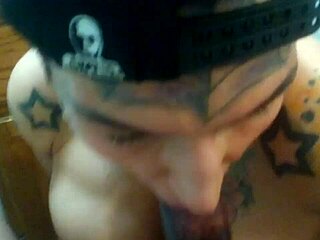 Big Black Cock Meets Big Tits In Intense Interracial Blowjob Scene