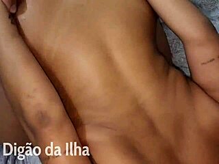 Redhead enjoys anal DP, female orgasm, and facial in bedroom.