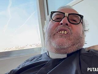 putalocura - young alice biancci gets a lesson from father damian