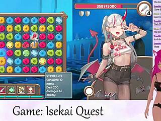 lewdneko asks, 'want to see me play isekai quest part 2?'