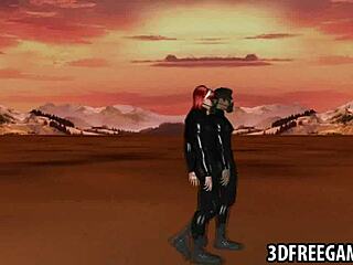 Watch this sexy 3D cartoon redhead babe expertly sucking on a hard cock.