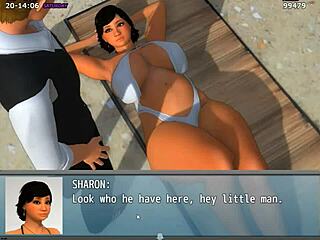 walkthrough of adult game my new life episode 07 featuring maria jet and sarah in suggestive quest