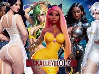 rayalla riding that monster cock in hentai cartoon style