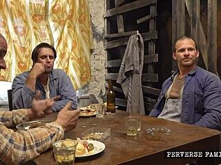 Shared Czech Wife Bent Over for Daddy's Friends in Wild Orgy