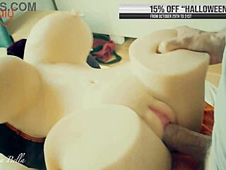 fucking britney tantaly doll in halloween lingerie with big veiny cock cumshot on tight pussy