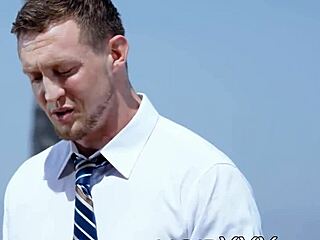 handsome real estate agent fucks his black gay customer