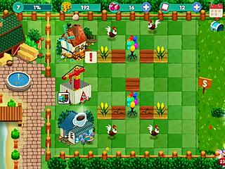 booty farm hentai game part 02 with redhead brunette sex on ranch