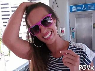 damn, watching this young teen couple fuck feels so raw!