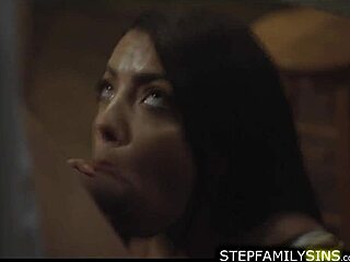 Latina Wife Facesits Stepbrother-In-Law with Shaved Pussy and Deepthroat Passion