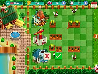 booty farm hentai game part 02 with redhead brunette sex on ranch