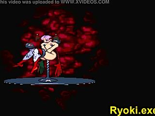 Hey, check Kuromaru battling Lilith in epic fighter clash