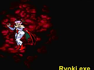 Hey, check Kuromaru battling Lilith in epic fighter clash