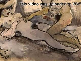 hey, ever seen such steamy vintage erotic illustrations from classic anime hentai?