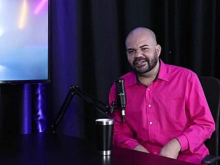 Paulo Avelar and Tiv Models in Hot Cast with Victoria Beatriz in Sheer Red Lingerie