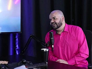 Paulo Avelar and Tiv Models in Hot Cast with Victoria Beatriz in Sheer Red Lingerie