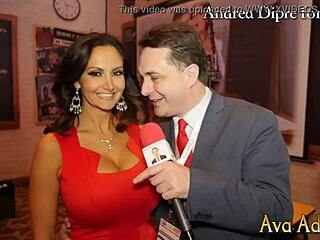 ava addams teases andrea diprè by playing with her massive boobs